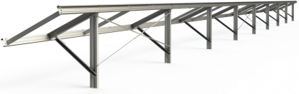 F5 Single Pole Fixed PV mounting System